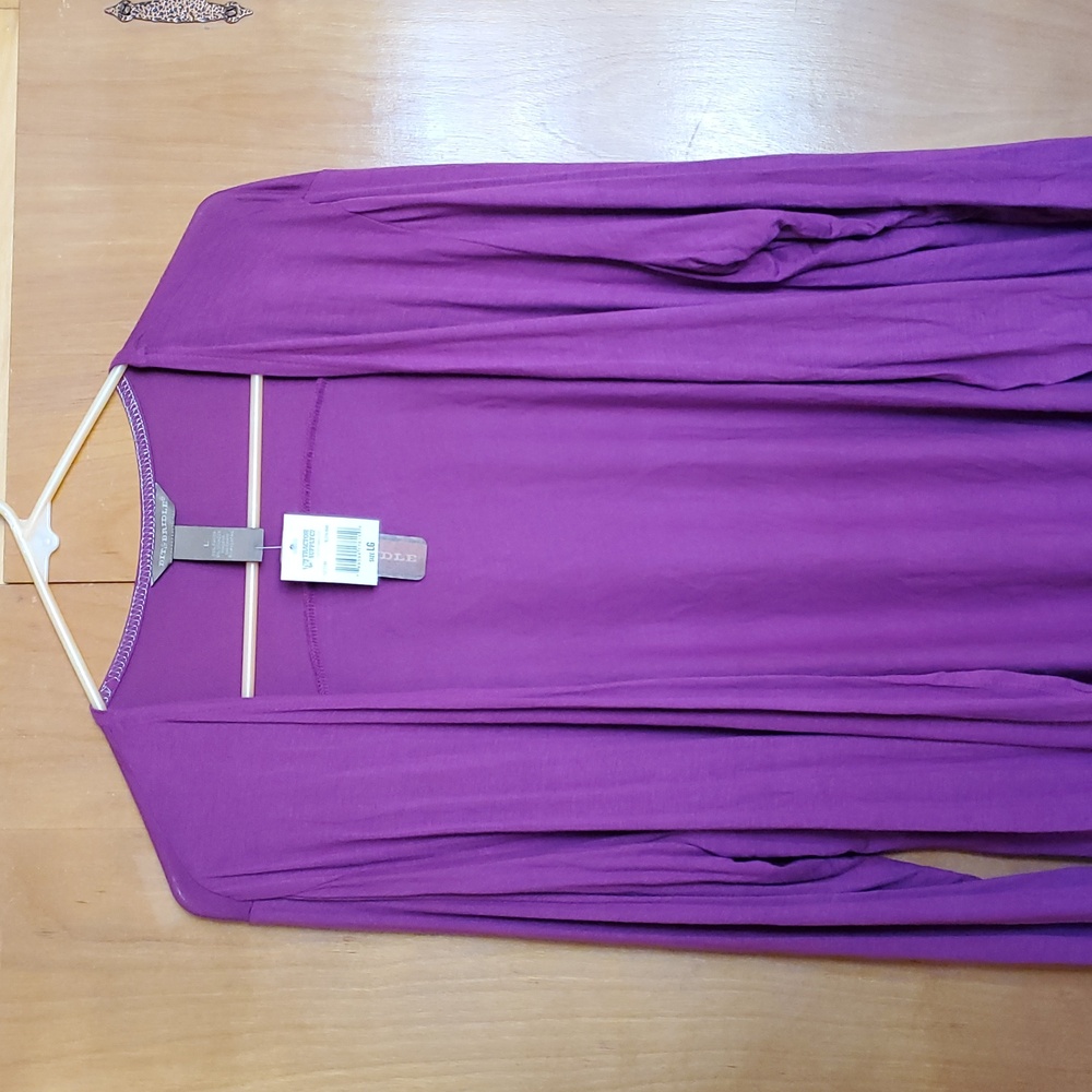 Bit & Bridle Open Front Cardigan Size L NWT - Picture 4 of 5